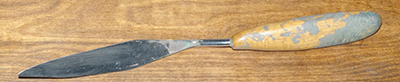 Palette knife for palette knife painting